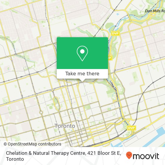 Chelation & Natural Therapy Centre, 421 Bloor St E plan