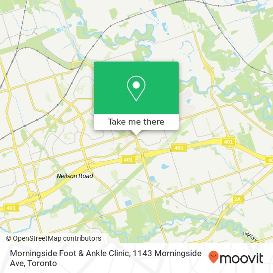 Morningside Foot & Ankle Clinic, 1143 Morningside Ave map