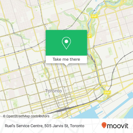 Ruel's Service Centre, 505 Jarvis St map