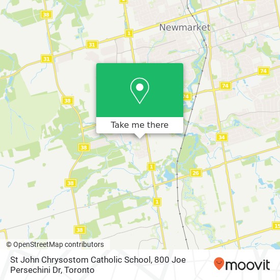 St John Chrysostom Catholic School, 800 Joe Persechini Dr map