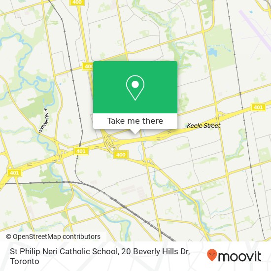 St Philip Neri Catholic School, 20 Beverly Hills Dr plan