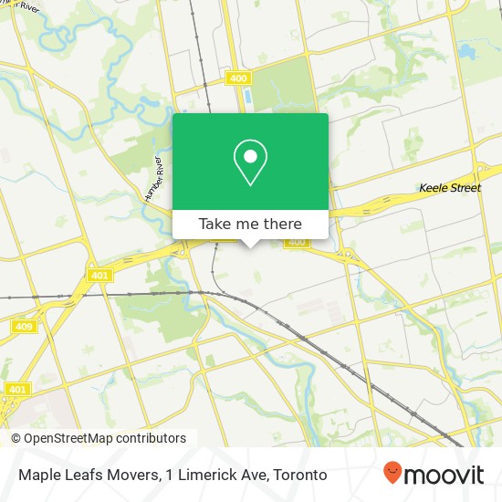 Maple Leafs Movers, 1 Limerick Ave map