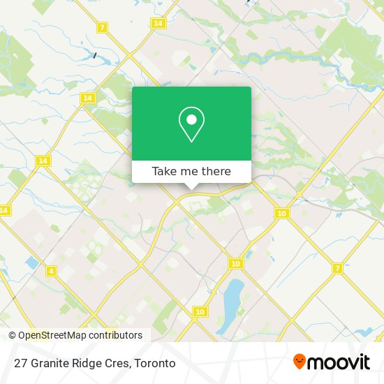 27 Granite Ridge Cres map