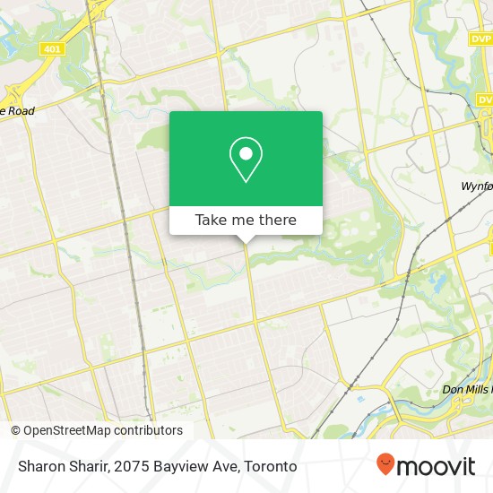 Sharon Sharir, 2075 Bayview Ave map