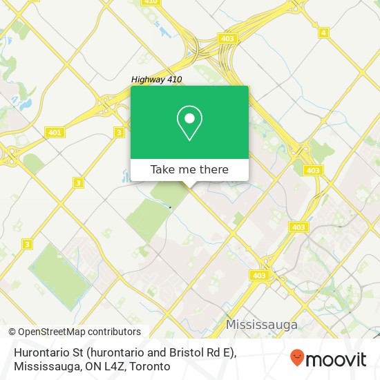 Hurontario St (hurontario and Bristol Rd E), Mississauga, ON L4Z map