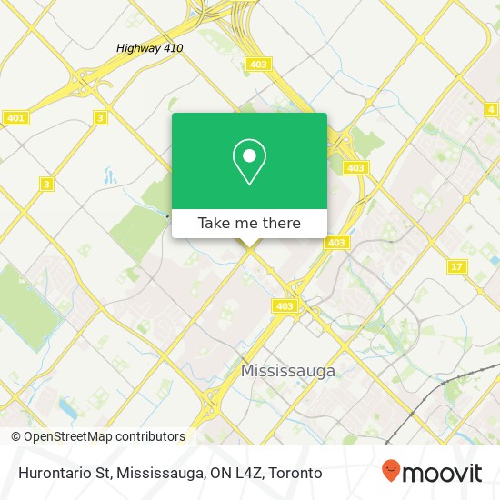 Hurontario St, Mississauga, ON L4Z map