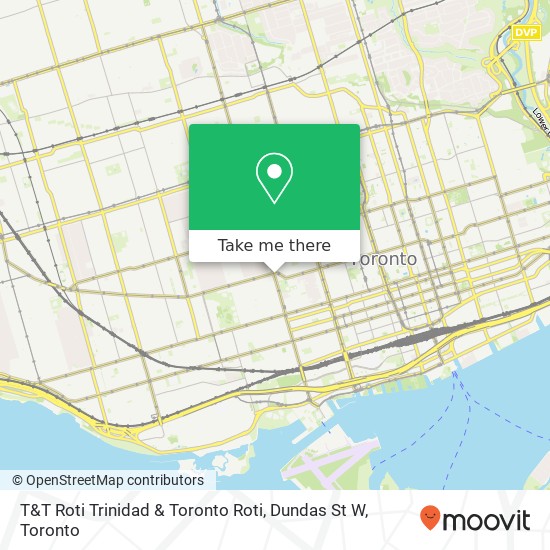 T&T Roti Trinidad & Toronto Roti, Dundas St W plan
