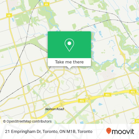 21 Empringham Dr, Toronto, ON M1B map