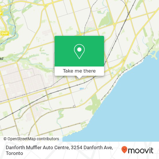Danforth Muffler Auto Centre, 3254 Danforth Ave map