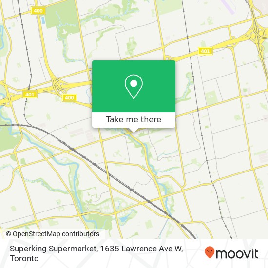 Superking Supermarket, 1635 Lawrence Ave W map