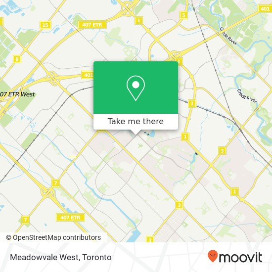 Meadowvale West map