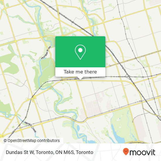 Dundas St W, Toronto, ON M6S map