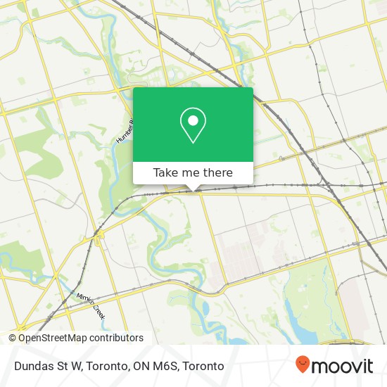 Dundas St W, Toronto, ON M6S map