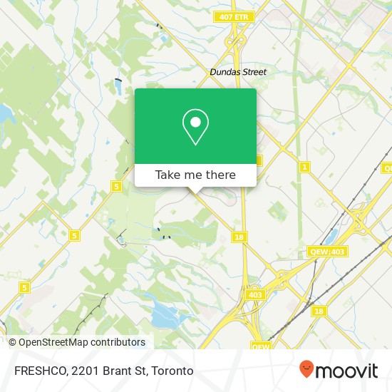 FRESHCO, 2201 Brant St map