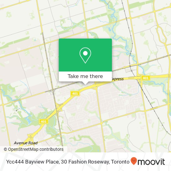 Ycc444 Bayview Place, 30 Fashion Roseway map