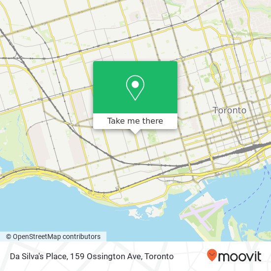 Da Silva's Place, 159 Ossington Ave map