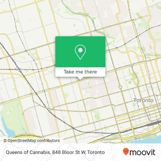 Queens of Cannabis, 848 Bloor St W map