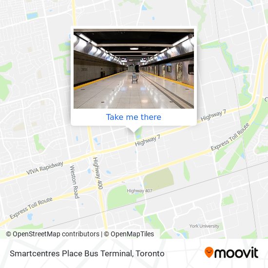 Smartcentres Place Bus Terminal map