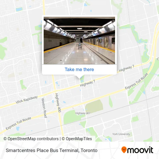 Smartcentres Place Bus Terminal map