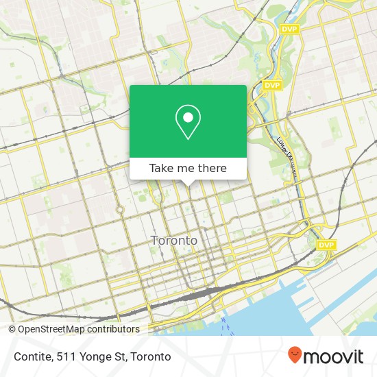 Contite, 511 Yonge St plan