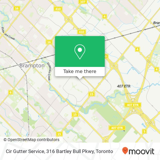 Cir Gutter Service, 316 Bartley Bull Pkwy map