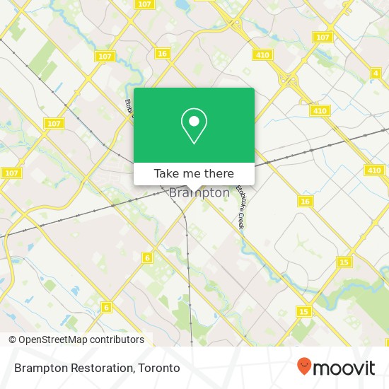 Brampton Restoration map