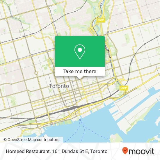 Horseed Restaurant, 161 Dundas St E map