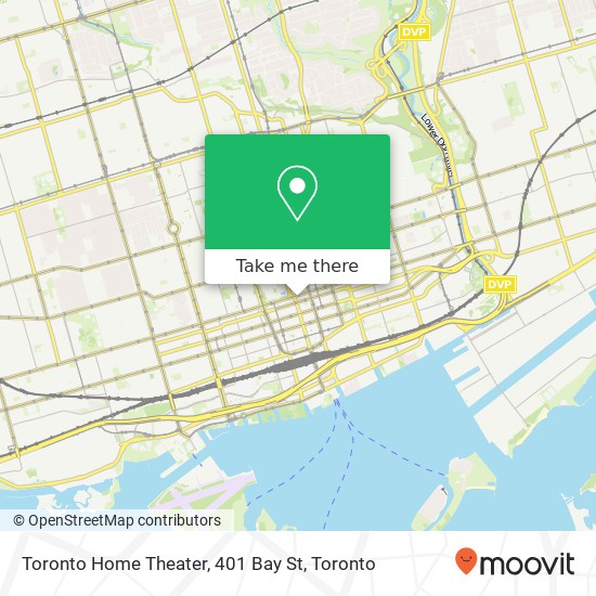 Toronto Home Theater, 401 Bay St map