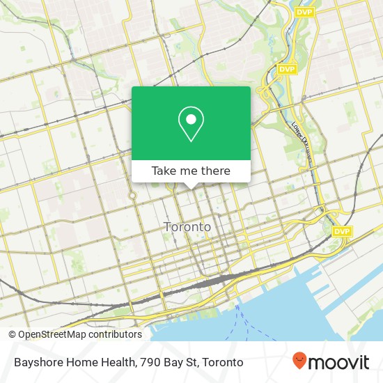 Bayshore Home Health, 790 Bay St map