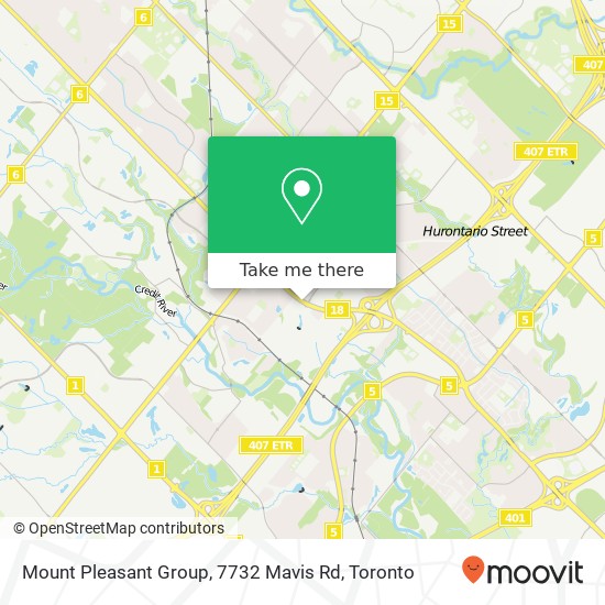 Mount Pleasant Group, 7732 Mavis Rd map