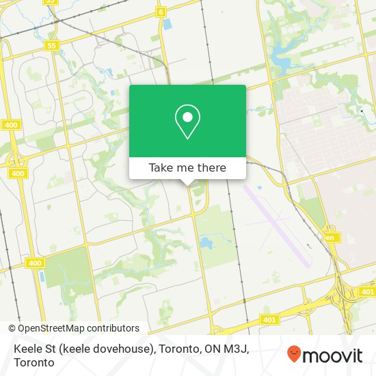 Keele St (keele dovehouse), Toronto, ON M3J map