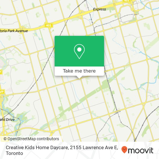 Creative Kids Home Daycare, 2155 Lawrence Ave E map