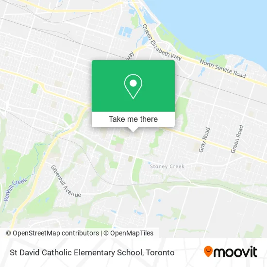 St David Catholic Elementary School map