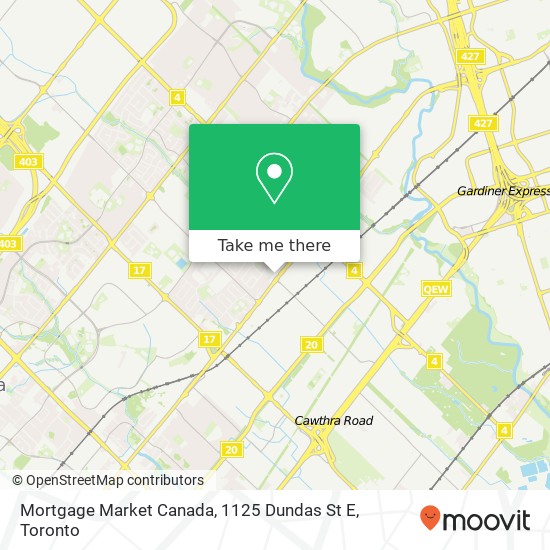 Mortgage Market Canada, 1125 Dundas St E plan