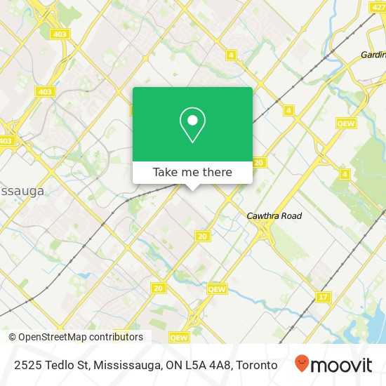 2525 Tedlo St, Mississauga, ON L5A 4A8 plan