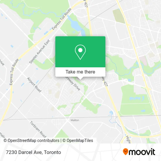 7230 Darcel Ave map