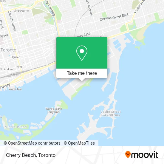 Cherry Beach map