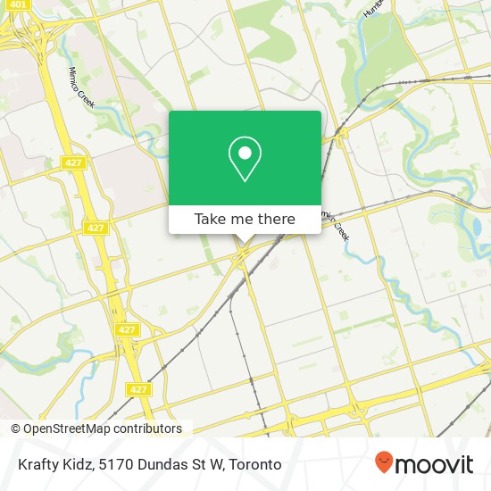 Krafty Kidz, 5170 Dundas St W plan