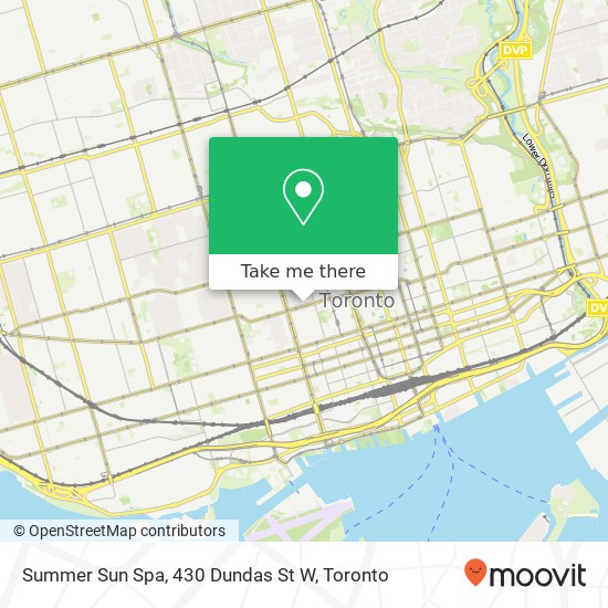 Summer Sun Spa, 430 Dundas St W map