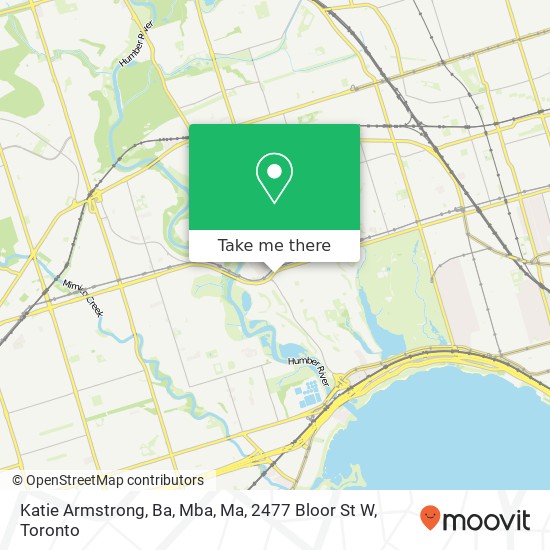 Katie Armstrong, Ba, Mba, Ma, 2477 Bloor St W plan