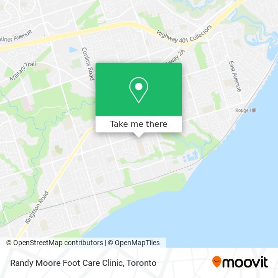 Randy Moore Foot Care Clinic map