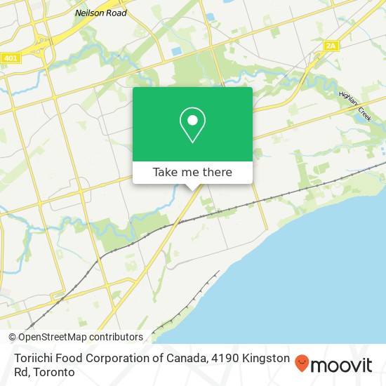 Toriichi Food Corporation of Canada, 4190 Kingston Rd map
