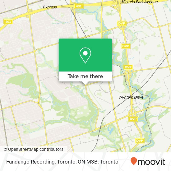 Fandango Recording, Toronto, ON M3B map