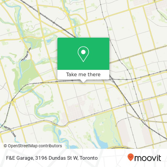 F&E Garage, 3196 Dundas St W map