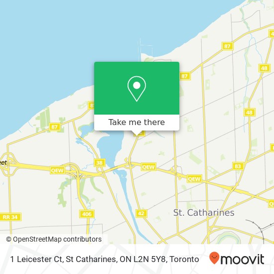 1 Leicester Ct, St Catharines, ON L2N 5Y8 map