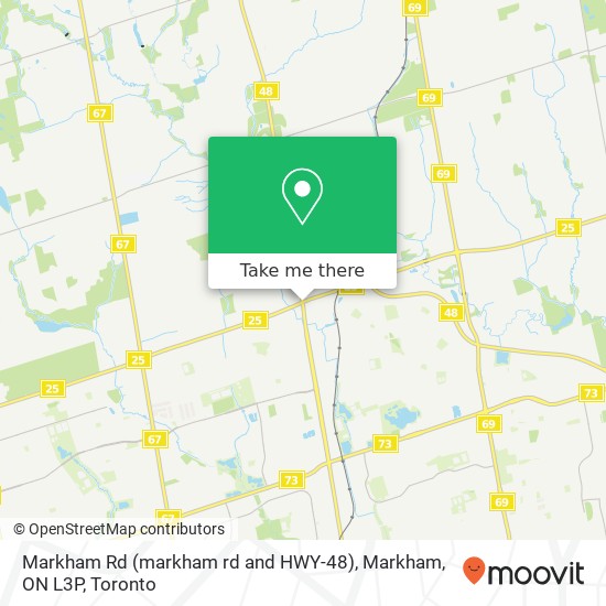 Markham Rd (markham rd and HWY-48), Markham, ON L3P map