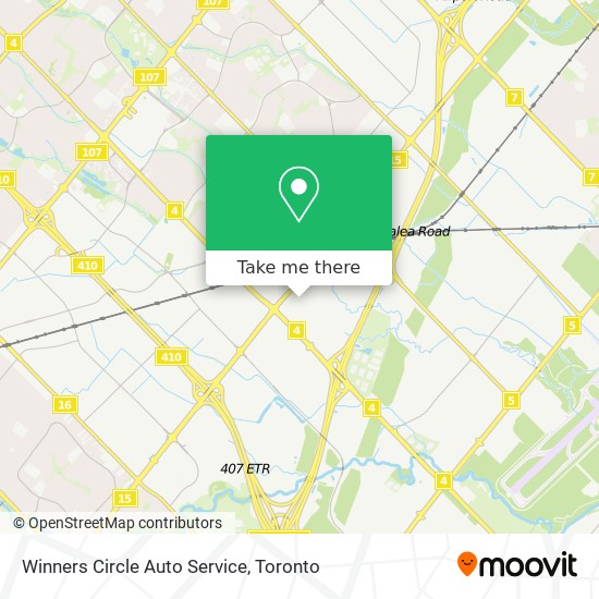 Winners Circle Auto Service map