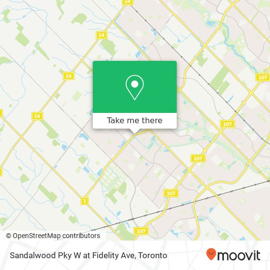 Sandalwood Pky W at Fidelity Ave map