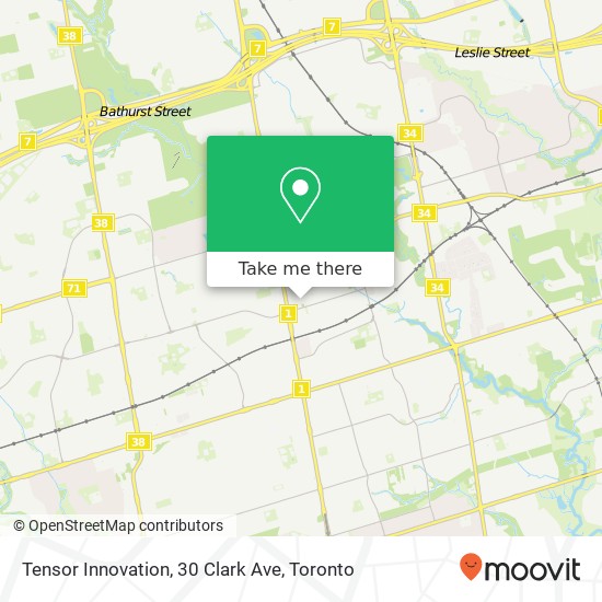 Tensor Innovation, 30 Clark Ave map