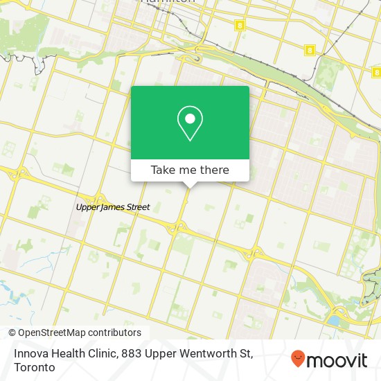 Innova Health Clinic, 883 Upper Wentworth St plan